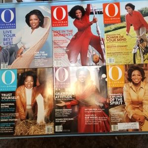 The first 6 consecutive 'O' Magazines